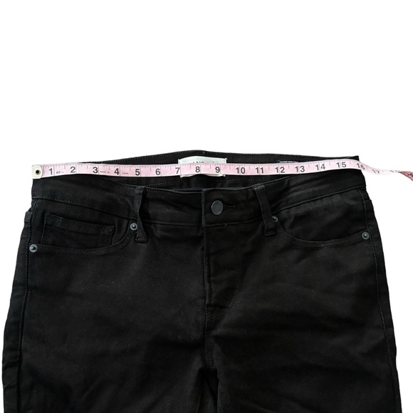 BLANQI DENIM NWT Maternity Belly Support Black Skinny Jeans Ripped Details - Picture 11 of 15